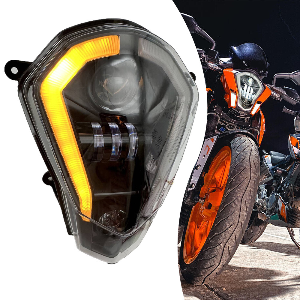 LED Headlight with DRL & Turn Signal Lamp For KTM Duke 390 250 200