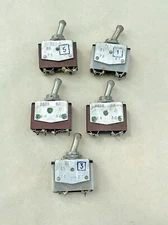 TV1-4 Toggle Switch USSR ON/OFF 5A/220V Silver Contacts  Lot of 5 pcs.