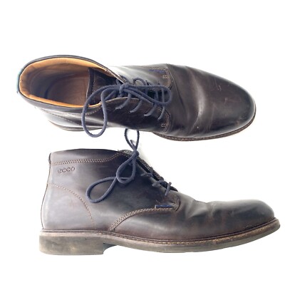 US 9-9.5 Ecco Men’s Dress Shoes  - like new. Ecco Oxfords US 9-9.5 EUR 43 Brown Suede Leather Wingtip  main image 4