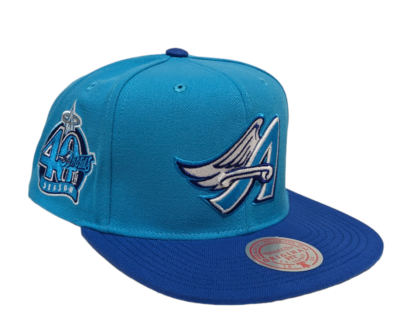 Mitchell & Ness Los Angeles Angels Hometown Coop Snapback Hat