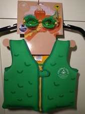Kids 40lb Coconut Grove "Fang the Croc" Float Vest Goggles Set Aussie Gang
