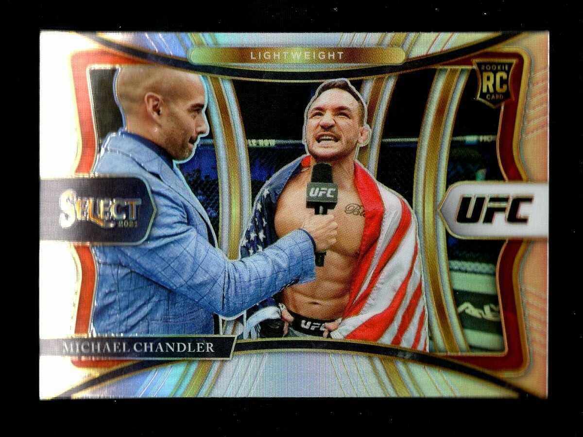 2021 SELECT UFC PREMIER SILVER PRIZM #183 MICHAEL CHANDLER RC