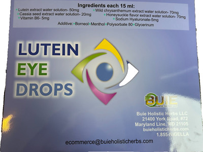 BLINDNESS EYE DROPS 15 ML W/ B6 VIT, CHRYSANTHEMUM , CASSIA SEED, & HONEYSUCKLE