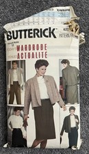 VINTAGE BUTTERICK SEWING PATTERN 6253 JACKET, VEST, SKIRT, PANTS, BLOUSE SIZE 12