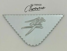 HAYABUSA CHROME DIAMOND CUT KANJI ENGRAVED DASH PAD 2008-2020 SUZUKI HAYABUSA