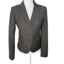J. CREW Herringbone Pinstripe Classic Blazer Size 4