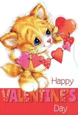 Happy Valentines Day - Juvenile Valentines Greeting Card - 22517