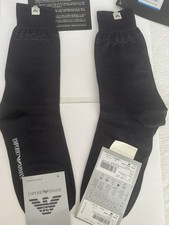 GRANATOWE SKARPETKI MĘSKIE EMPORIO ARMANI MEDIUM NOWE Z METKAMI