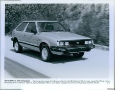 1988 Subaru Gl 4wd Hatchback Road Historic Vintage Press Photo 8x10