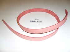 LEATHER STRIPS, 3/4" x 40" 4-5 nickel thickness