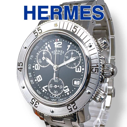 HERMÈS Orologio da donna Hermes Clipper Diver CL2.310 Chrono Nero Un regalo per te