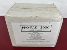 Vintage, Cool-Lux LK-2060 Mini Cool Pro Pack 2000. Video Light, Lamps, Adapter