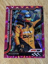 2025 Topps Chrome F1 Oscar Piastri Pink RayWave Refractor /250 Formula 1 #105