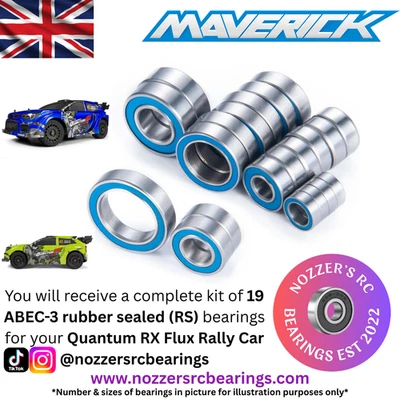 MY STORE Maverick Quantum RX Flux Rally Car Complete Bearing Kit