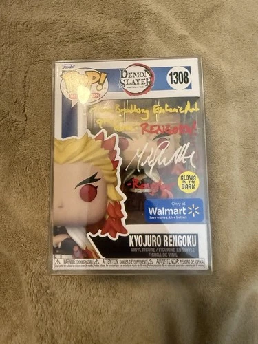 Funko Pop! Vinyl: Demon Slayer: Kimetsu no Yaiba - Kyojuro Rengoku Signed