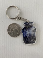 Ręcznie robiony akrylowy upiorny słoik Brelok Amanda85