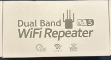 2.4G/5G Dual Band WiFi Repeater 1200Mbps WIFI Range Extender Wifi Signal Booster