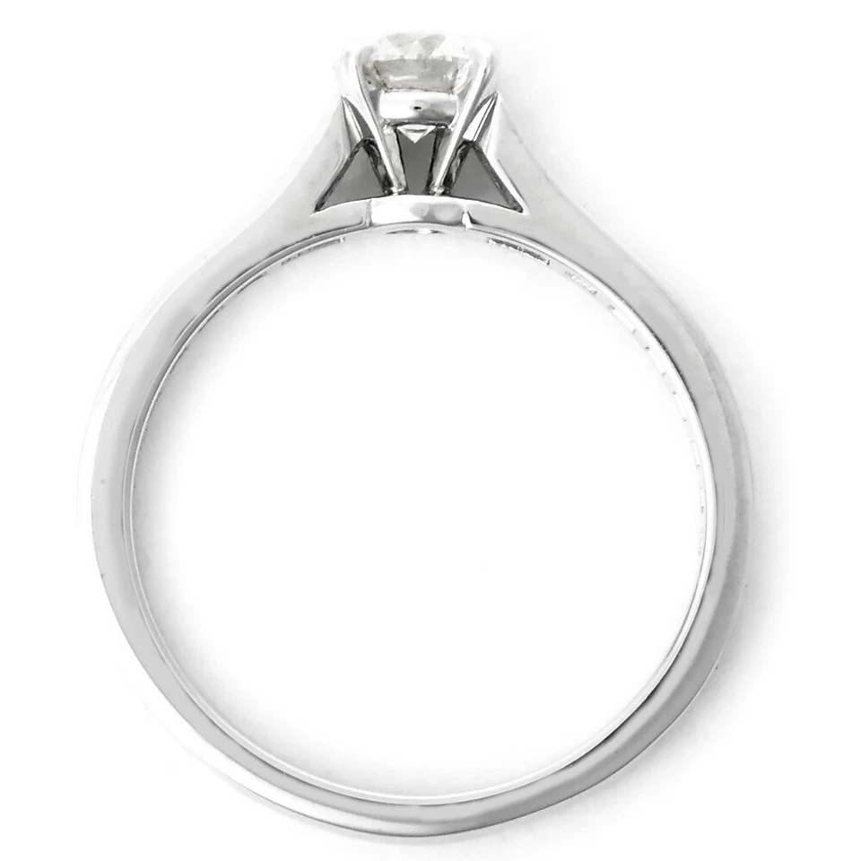 Anillo solitario Cartier 1895 0,35 quilates diamante #47, Pt950 3,4 g platino G/VVS1/3EX H Foto 3 de 4