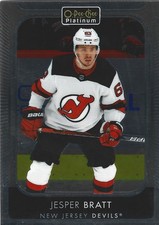 2021-22 O-Pee-Chee Platinum - Jesper Bratt #98 New Jersey Devils