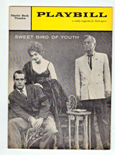 Playbill Sweet Bird of Youth April 20 1959 Paul Newman Geraldine Page Rip Torn