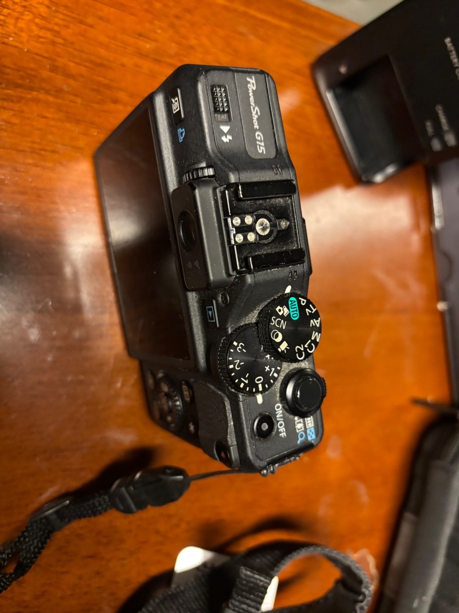 Canon PowerShot G15 12.1MP Digital Camera - Black for sale online
