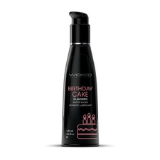 Wicked Aqua Flavored Lubricant - 4 fl oz Birthday Cake Lube
