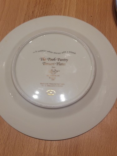 Set of 3 Vintage Lenox The Pooh Pantry 8 1/4" Dessert Side Plates 2000 - Picture 5 of 7