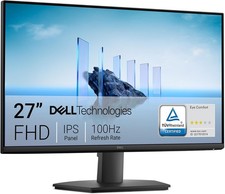 Dell SE2725HM 27" Full HD 1920x1080 Computer Monitor 100Hz Display - Black