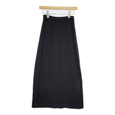 JURGEN LEHL J0162US601 Cotton Size S Long skirt black 5-0921M∞