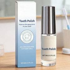 5ml Gentle White Tooth Polish, Daily Mild Surface Teeth Cleansing Paste