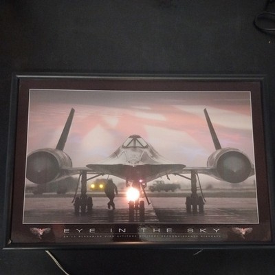 SR-71 Blackbird Eye in the Sky by Electric Art Gallery