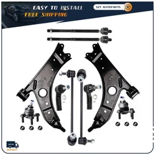 Front Lower Control Arm Tie Rod Suspension For Volkswagen Jetta Golf GTI Audi A3