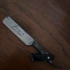 Vintage Broken Straight Razor Flamingo 150 Made In Germany. For Parts Only