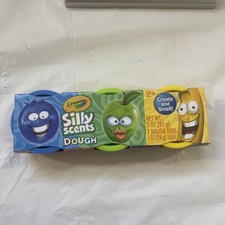 Crayola Silly Scents Dough Blueberry , Apple, Banana