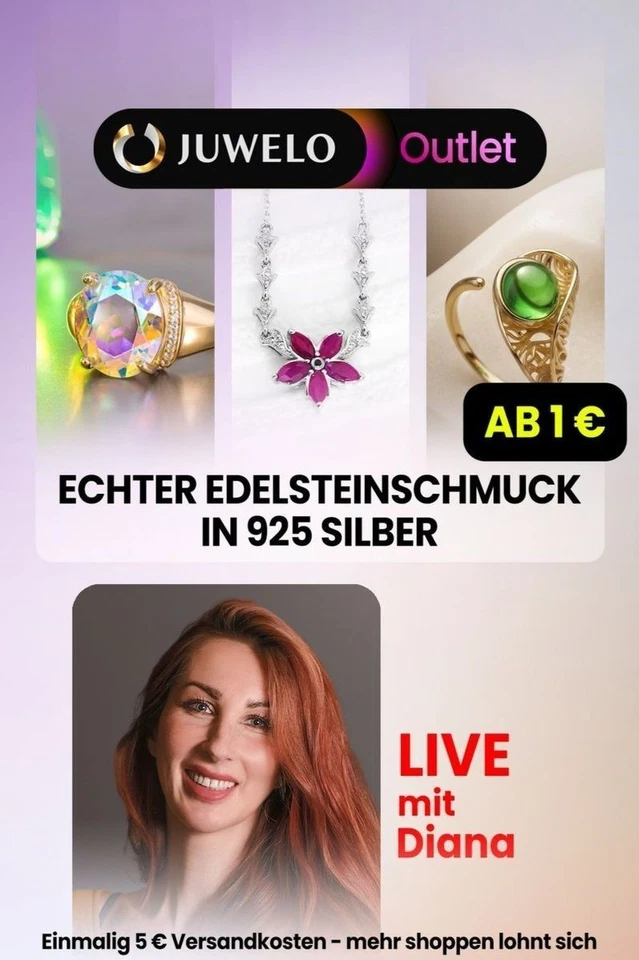 100% echte Edelsteine | wertvolles 925 Silber |Jetzt in der Auktion ab 1€