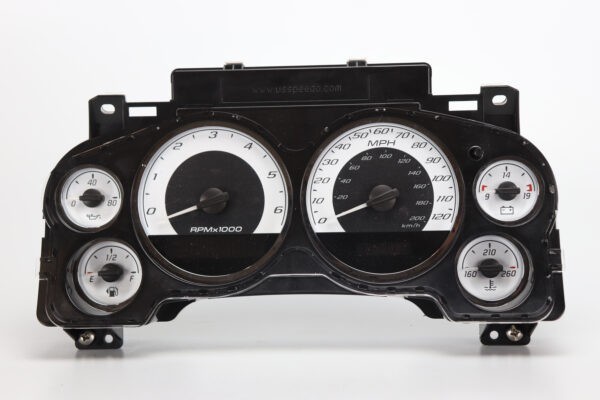 US Speedo White Gauge Face for 2007-2013 Chevy & GM Truck/Suv Clusters (Gas)