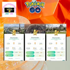 Pokémon go❀❀Shiny Charmander—Paris Backgrounds—TR❀DE 20K OR PTC
