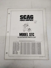 Scag Power Equipment Model STC Illustrated Parts List 06058