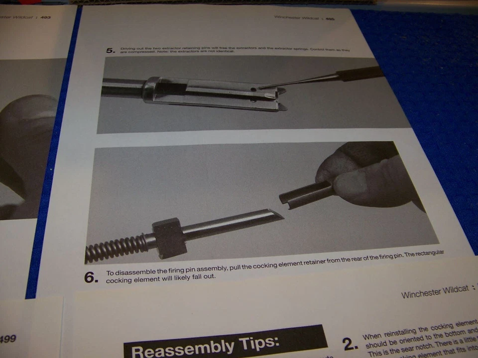WINCHESTER WILDCAT (.22 LR)..FIELD STRIP & REASSEMBLY TIPS (603MM) - Image 4 of 4