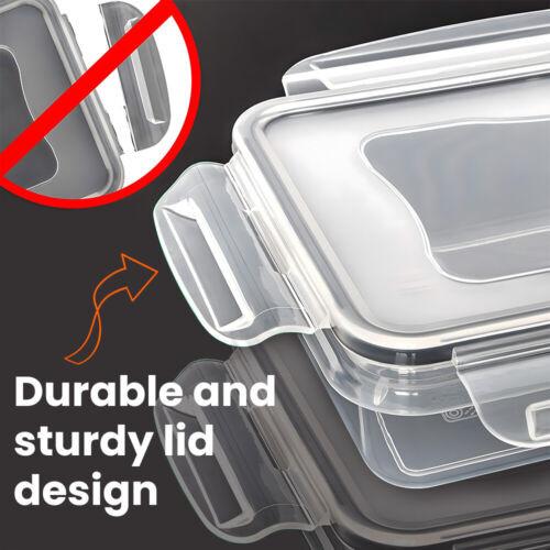 24PCS Airtight Food Storage Container with Lids PP Leak-Proof BPA-Free Kitchen - Picture 3 of 9