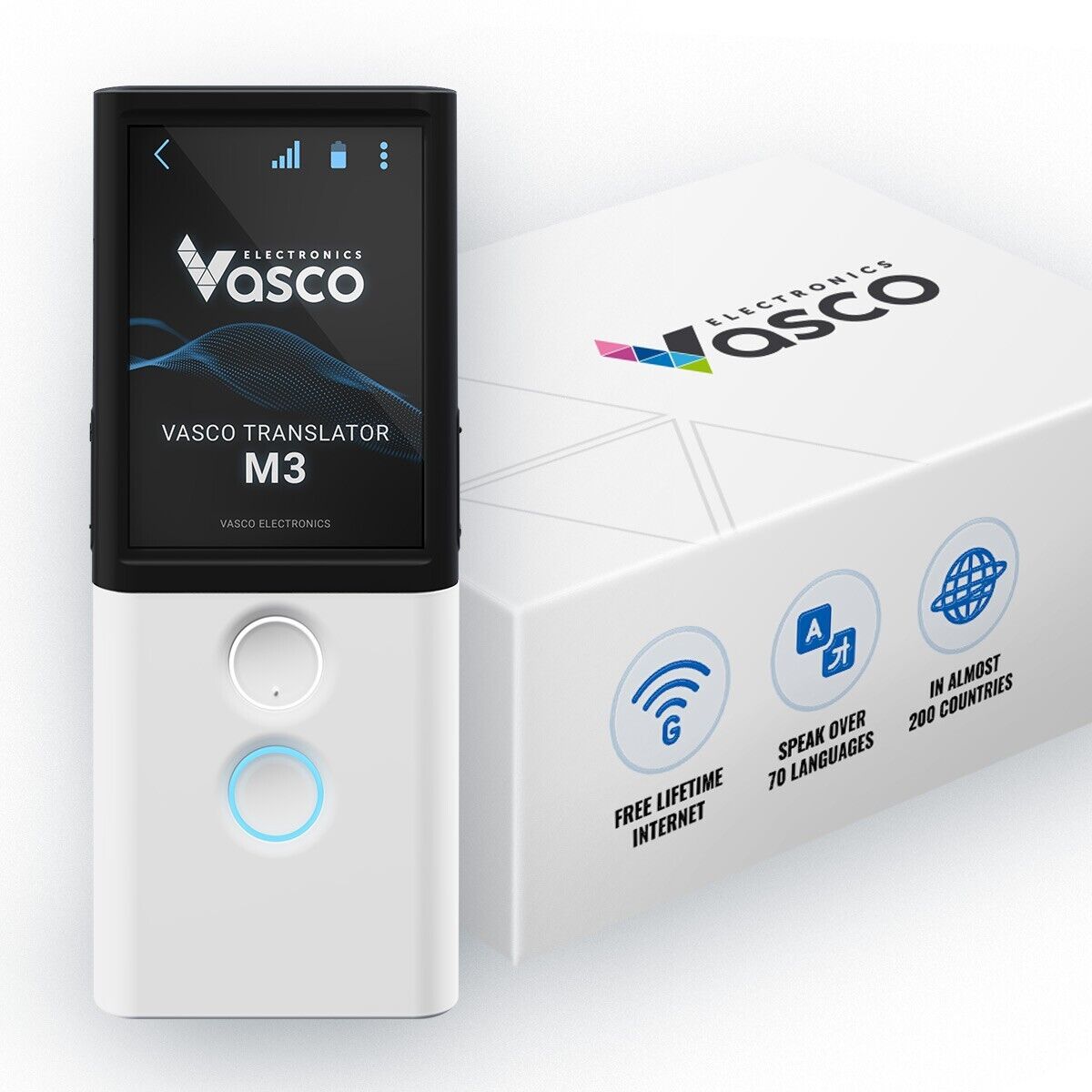 VASCO M3 - Arctic White Translator for sale online