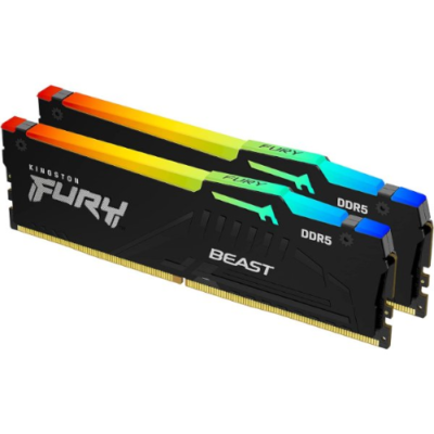 新品 16GB 2枚 kingston Beast DDR5 5600MHz Kingston Fury Beast RAM RGB Black 2x16GB DDR5 5600MHZ C40 Desktop
