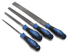 Eastwood 4 Piece Carbon Steel Metal File Set for Removing Rough Edges on Metal