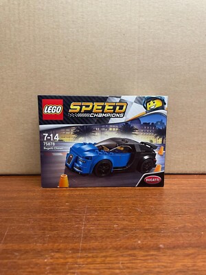 LEGO 75878 Speed Champions Bugatti Chiron NEW Sealed Box RETIRED DESIGN  673419266178|