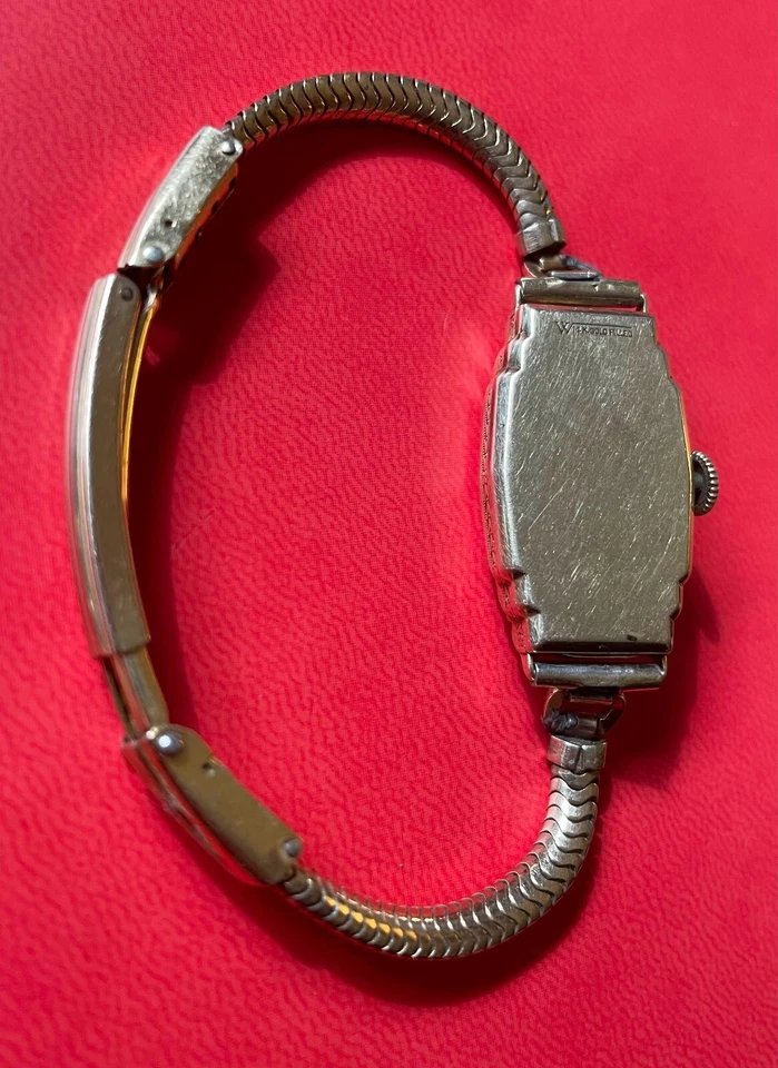 Reloj Hamilton Vintage Oro 14K Lleno Cuerda Mecánica (Funciona Inconsistentemente) Foto 3 de 4