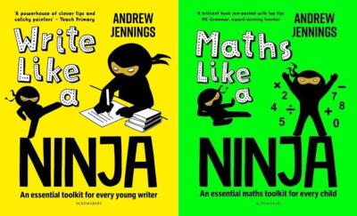 Write Like a Ninja & Maths Like a Ninja - 2 Book Set by Andrew Jennings