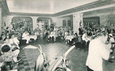 HOTEL ROOSEVELT Jacksonville FL Postcard Posted 1940 USA Made Party Dance Floor
