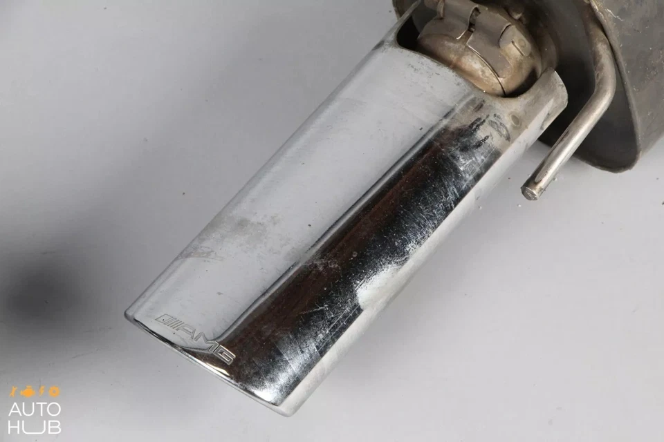 01-02 Mercede W220 S55 CL55 AMG Sport Exhaust Muffler Mufflers Tips Set OEM - Image 4 of 4