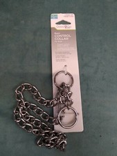 Good 2 Go Basic Chain Control Collar for Dogs L/XL 24" length 30-75lbs NWT