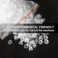 Tattoo Ink Caps Set -  Mixed 300Pcs -Includes 100 Small 100 Medium 100 Large ...